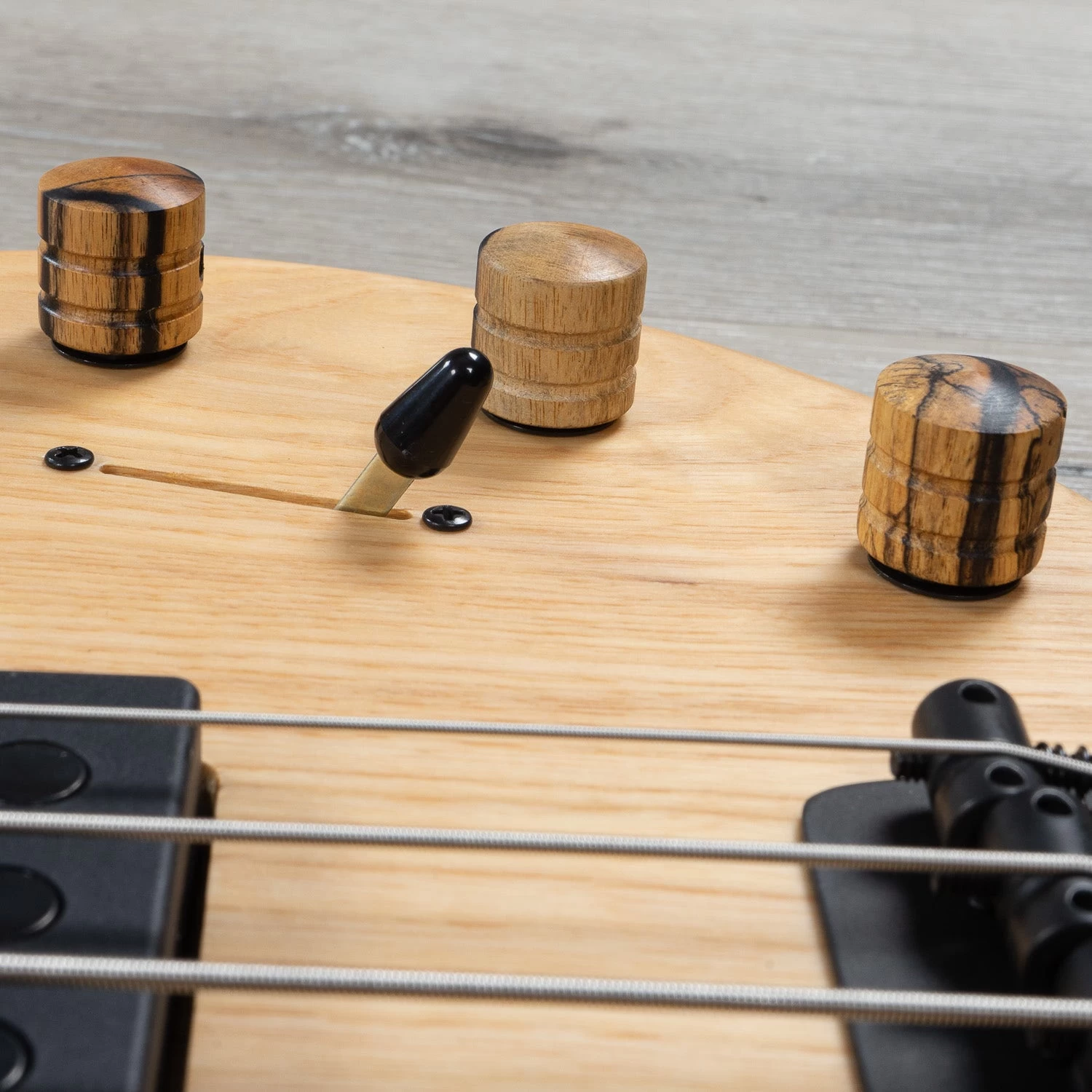 Ernie Ball Music Man BFR StingRay Special HH 'Slugger' Bass, Roasted Flame Maple Neck, Natural 10 Ernie Ball Music Man BFR StingRay Special HH 'Slugger' Bass, Roasted Flame Maple Neck, Natural - Image 8