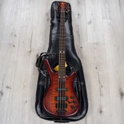 Warwick Custom Shop Masterbuilt Streamette 4-String Bass, Special Amberburst Transparent Satin 19/35 -Musical Instrument Store 20230102 dsc05568