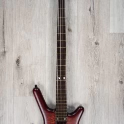 Warwick Custom Shop Masterbuilt Streamette 4-String Bass, Special Amberburst Transparent Satin 19/35 -Musical Instrument Store 20230102 dsc05572