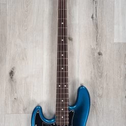Fender American Professional II Jazz Bass Left-Hand, Rosewood Fretboard, Dark Night -Musical Instrument Store 20230117 dsc08958