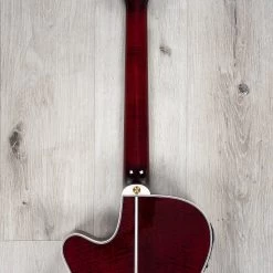 Takamine TSP158C STR Acoustic-Electric Guitar, Ebony Fretboard, See-Thru Red 19 Takamine TSP158C STR Acoustic-Electric Guitar, Ebony Fretboard, See-Thru Red -Musical Instrument Store 20230118 dsc09298