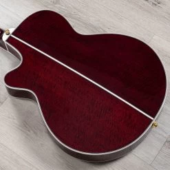 Takamine TSP158C STR Acoustic-Electric Guitar, Ebony Fretboard, See-Thru Red 22 Takamine TSP158C STR Acoustic-Electric Guitar, Ebony Fretboard, See-Thru Red -Musical Instrument Store 20230118 dsc09300