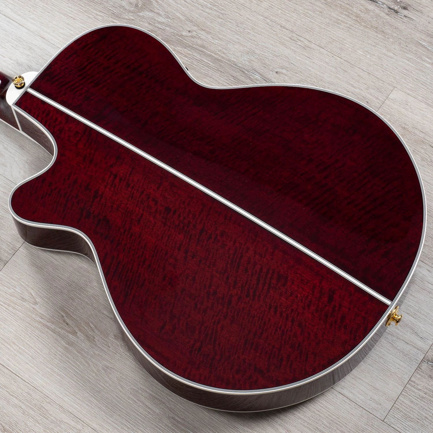 Takamine TSP158C STR Acoustic-Electric Guitar, Ebony Fretboard, See-Thru Red 10 Takamine TSP158C STR Acoustic-Electric Guitar, Ebony Fretboard, See-Thru Red - Image 8