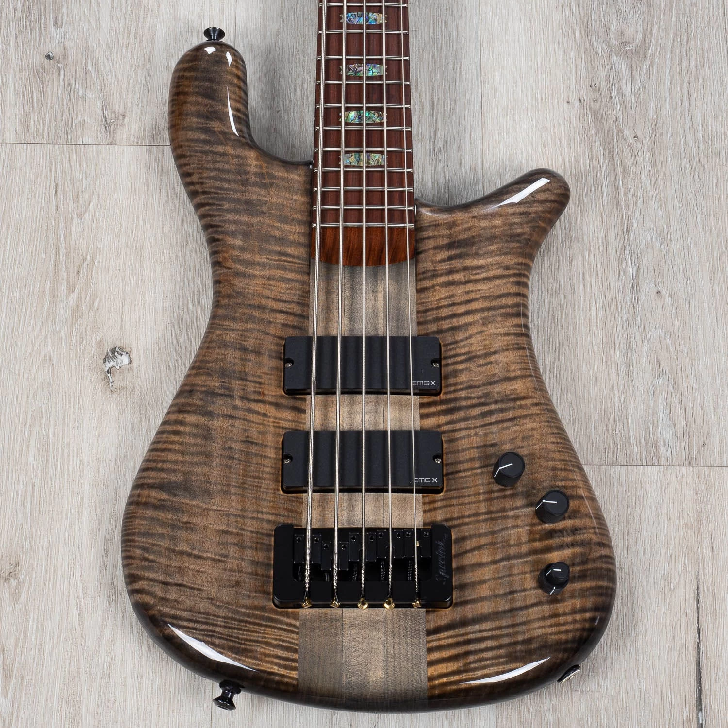Spector USA NS-5 XL 5-String Bass, Pau Ferro Fretboard, Super Faded Black 3 Spector USA NS-5 XL 5-String Bass, Pau Ferro Fretboard, Super Faded Black