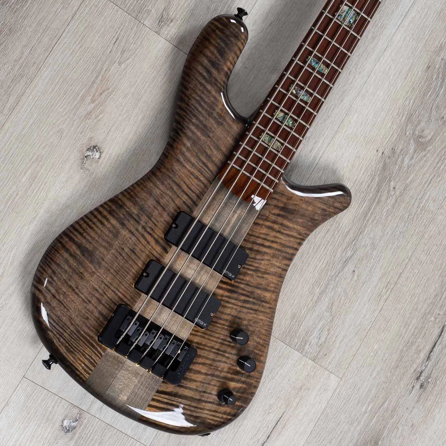 Spector USA NS-5 XL 5-String Bass, Pau Ferro Fretboard, Super Faded Black 4 Spector USA NS-5 XL 5-String Bass, Pau Ferro Fretboard, Super Faded Black - Image 2