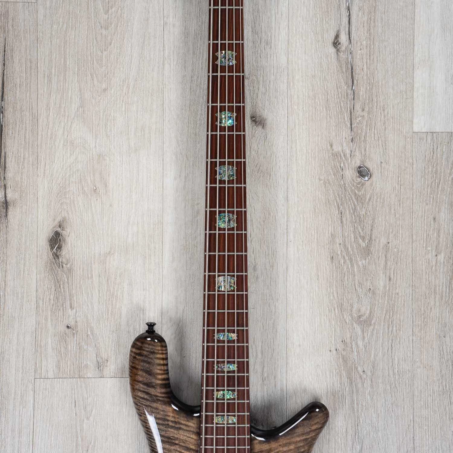 Spector USA NS-5 XL 5-String Bass, Pau Ferro Fretboard, Super Faded Black 6 Spector USA NS-5 XL 5-String Bass, Pau Ferro Fretboard, Super Faded Black - Image 4