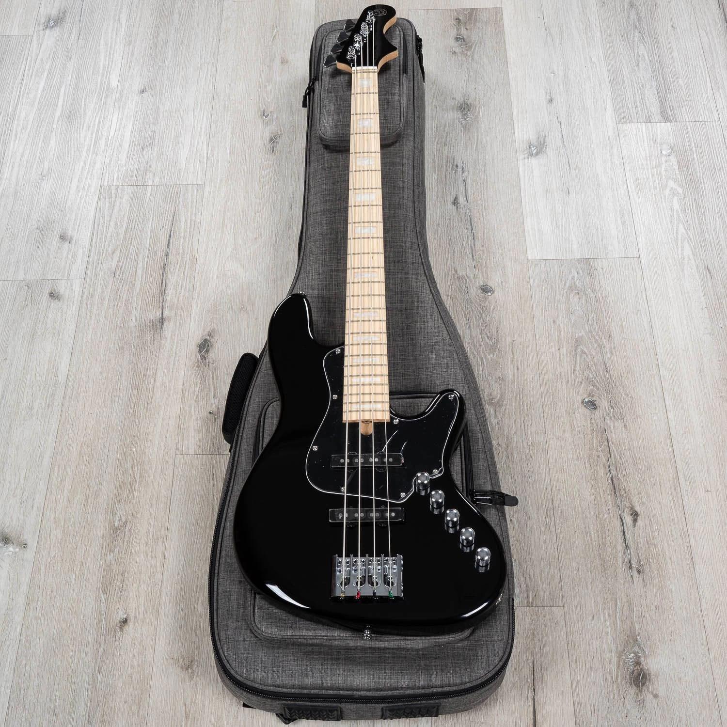 Cort Elrick NJS 4 New Jazz Standard Bass, Bartolini Preamp, Maple Fretboard, Black 12 Cort Elrick NJS 4 New Jazz Standard Bass, Bartolini Preamp, Maple Fretboard, Black - Image 10