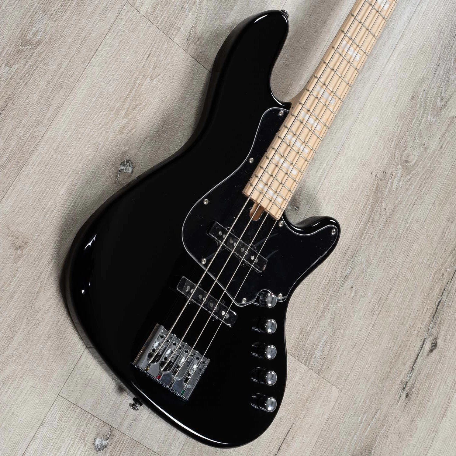 Cort Elrick NJS 4 New Jazz Standard Bass, Bartolini Preamp, Maple Fretboard, Black 4 Cort Elrick NJS 4 New Jazz Standard Bass, Bartolini Preamp, Maple Fretboard, Black - Image 2