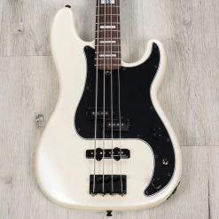 Fender Duff McKagan Deluxe Precision Bass, Rosewood Fretboard, White Pearl