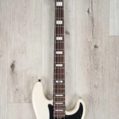 Fender Duff McKagan Deluxe Precision Bass, Rosewood Fretboard, White Pearl -Musical Instrument Store 20230302 dsc03211