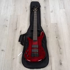 Spector Bantam 4 4-String Left-Handed Bass, EMG Pickups, Rosewood Fretboard, Black Cherry -Musical Instrument Store 20230306 dsc04633 1