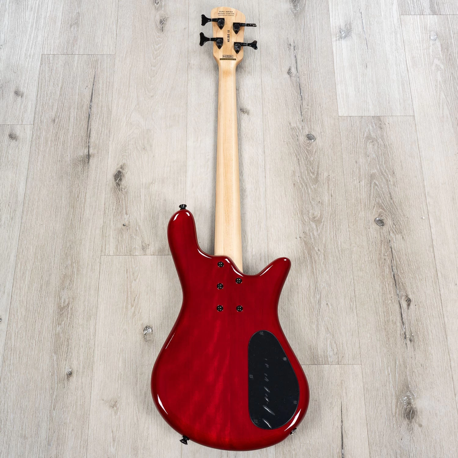 Spector Bantam 4 Left-Handed Bass, EMG Pickups, Rosewood Fretboard, Black Cherry 8 Spector Bantam 4 Left-Handed Bass, EMG Pickups, Rosewood Fretboard, Black Cherry - Image 6