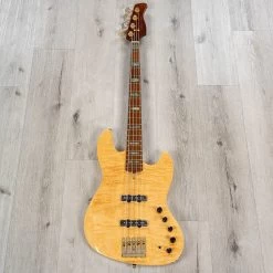Sire Marcus Miller V10dx 4-String Bass, Roasted Flame Maple Fretboard, Natural -Musical Instrument Store 20230307 dsc05154 1