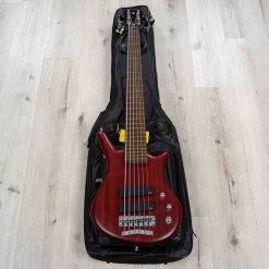 Warwick Teambuilt Pro Series Thumb BO 6-String Bass, Burgundy Red Transparent Satin -Musical Instrument Store 20230329 dsc02687 1