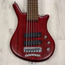Warwick Teambuilt Pro Series Thumb BO 6-String Bass, Burgundy Red Transparent Satin