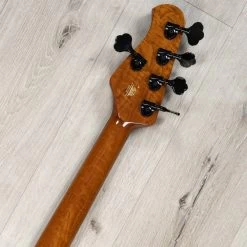 Ernie Ball Music Man 35th Anniversary SR5 StingRay 5-String Bass, Spalted Sunburst -Musical Instrument Store 20230414 20230414 dsc06433 1