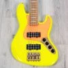 Fender MonoNeon Jazz Bass V 5-String, Roasted Maple, Neon Yellow