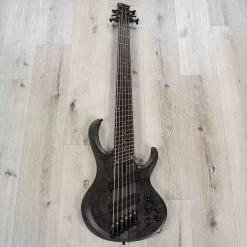 Ibanez BTB806MS BTB Multi-Scale 6-String Bass, Bound Panga Panga, Transparent Gray Flat -Musical Instrument Store 20230502 20230502 dsc09796