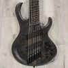 Ibanez BTB806MS BTB Multi-Scale 6-String Bass, Bound Panga Panga, Transparent Gray Flat -Musical Instrument Store 20230502 20230502 dsc09798