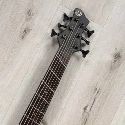 Ibanez BTB806MS BTB Multi-Scale 6-String Bass, Bound Panga Panga, Transparent Gray Flat -Musical Instrument Store 20230502 20230502 dsc09804
