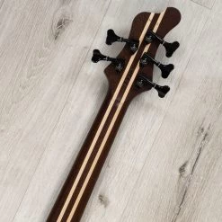 Mayones Viking 5 5-String Bass, Ebony Fretboard, Transparent Dirty Ash Fade Up Blue Matt -Musical Instrument Store 20230503 dsc00482