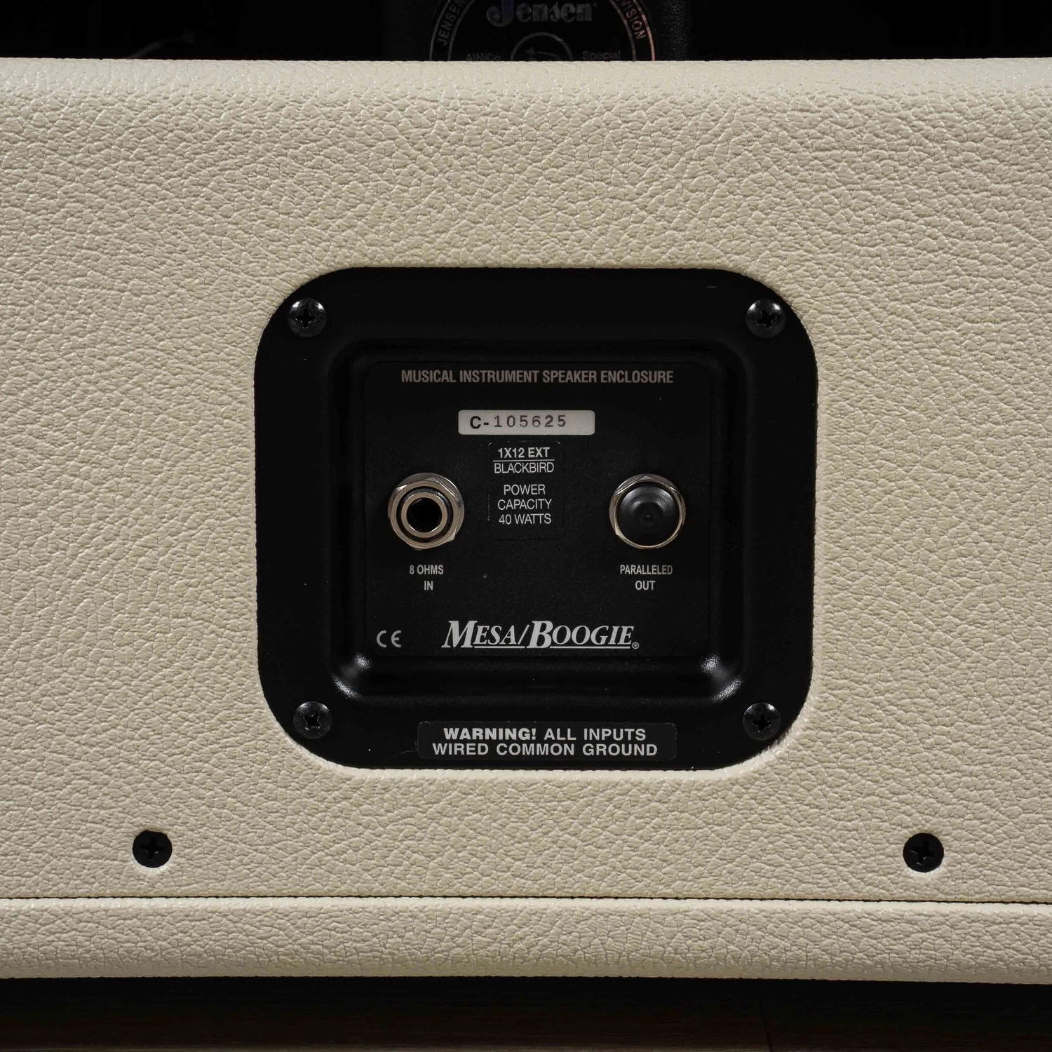 Mesa Boogie Boogie 19 1x12" Open-Back Guitar Amp Speaker Cabinet, California Tweed Dress 6 Mesa Boogie Boogie 19 1x12" Open-Back Guitar Amp Speaker Cabinet, California Tweed Dress - Image 4