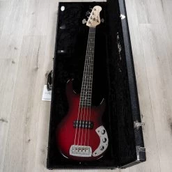 G&L USA Custom Shop CLF Research L-1000 5-String Bass, Ebony Fretboard, 3A Flame Maple, Redburst -Musical Instrument Store 20230522 dsc05546 3