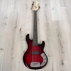 G&L USA Custom Shop CLF Research L-1000 5-String Bass, Ebony Fretboard, 3A Flame Maple, Redburst -Musical Instrument Store 20230522 dsc05553 3