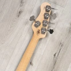 G&L USA Custom Shop CLF Research L-1000 5-String Bass, Ebony Fretboard, 3A Flame Maple, Redburst -Musical Instrument Store 20230522 dsc05563 3