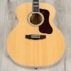 Guild Guitars F-55E Jumbo Acoustic-Electric Guitar, Flame Maple Back & Sides, Natural -Musical Instrument Store 20230531 dsc07885