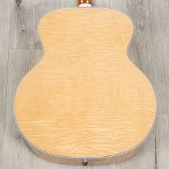 Guild Guitars F-55E Jumbo Acoustic-Electric Guitar, Flame Maple Back & Sides, Natural -Musical Instrument Store 20230531 dsc07907