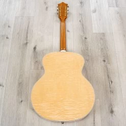Guild Guitars F-55E Jumbo Acoustic-Electric Guitar, Flame Maple Back & Sides, Natural -Musical Instrument Store 20230531 dsc07909