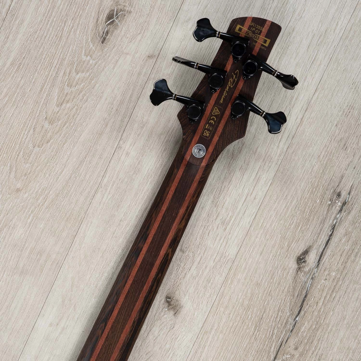 Ibanez SR1355B SR Premium 5-String Bass, Panga Panga Fretboard, Dual Mocha Burst Flat 12 Ibanez SR1355B SR Premium 5-String Bass, Panga Panga Fretboard, Dual Mocha Burst Flat - Image 10