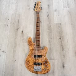 Cort GB-Modern 5 5-String Bass, Nordstrand Pickups, Roasted Maple Neck, Open Pore Vintage Natural -Musical Instrument Store 20230612 dsc00287 1