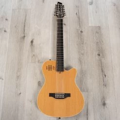 Godin A12 Natural SG 12-String Acoustic-Electric Guitar, Solid Cedar, Natural -Musical Instrument Store 20230614 dsc00698