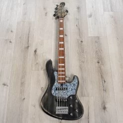 Mayones Jabba Hadrien Feraud HF5 5-String Bass, Pau Ferro Fretboard, Antique Black Satine -Musical Instrument Store 20230620 dsc01478