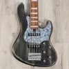 Mayones Jabba Hadrien Feraud HF5 5-String Bass, Pau Ferro Fretboard, Antique Black Satine -Musical Instrument Store 20230620 dsc01481