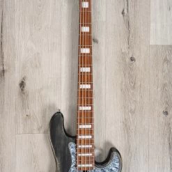 Mayones Jabba Hadrien Feraud HF5 5-String Bass, Pau Ferro Fretboard, Antique Black Satine -Musical Instrument Store 20230620 dsc01487