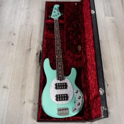 Ernie Ball Music Man StingRay Special 4 HH Bass, Rosewood Fretboard, Laguna Green -Musical Instrument Store 20230706 dsc00843 1