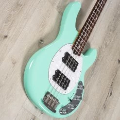 Ernie Ball Music Man StingRay Special 4 HH Bass, Rosewood Fretboard, Laguna Green -Musical Instrument Store 20230706 dsc00849 1