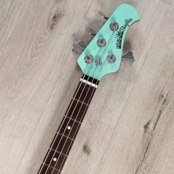 Ernie Ball Music Man StingRay Special 4 HH Bass, Rosewood Fretboard, Laguna Green -Musical Instrument Store 20230706 dsc00856 1