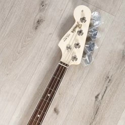 Fender American Vintage II 1966 Left-Hand Jazz Bass, Rosewood Fretboard, Olympic White -Musical Instrument Store 20230706 dsc01413