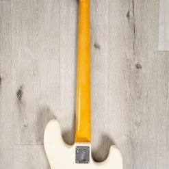 Fender American Vintage II 1966 Left-Hand Jazz Bass, Rosewood Fretboard, Olympic White -Musical Instrument Store 20230706 dsc01417