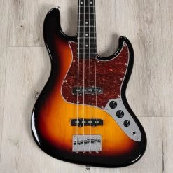 Tagima TW-73 Bass, Technical Wood Fretboard, Tortoise Pickguard, Sunburst