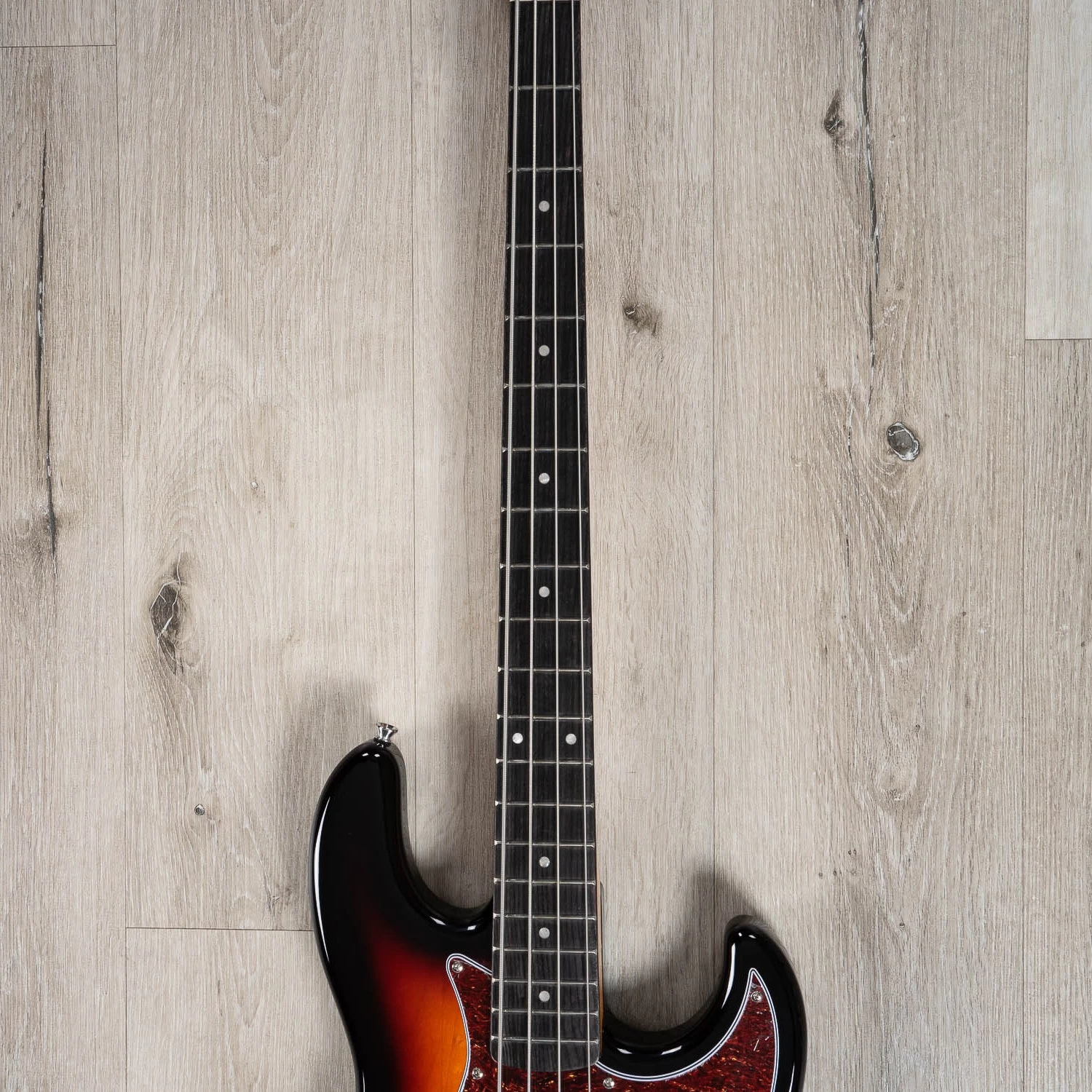 Tagima TW-73 Bass, Technical Wood Fretboard, Tortoise Pickguard, Sunburst 6 Tagima TW-73 Bass, Technical Wood Fretboard, Tortoise Pickguard, Sunburst - Image 4