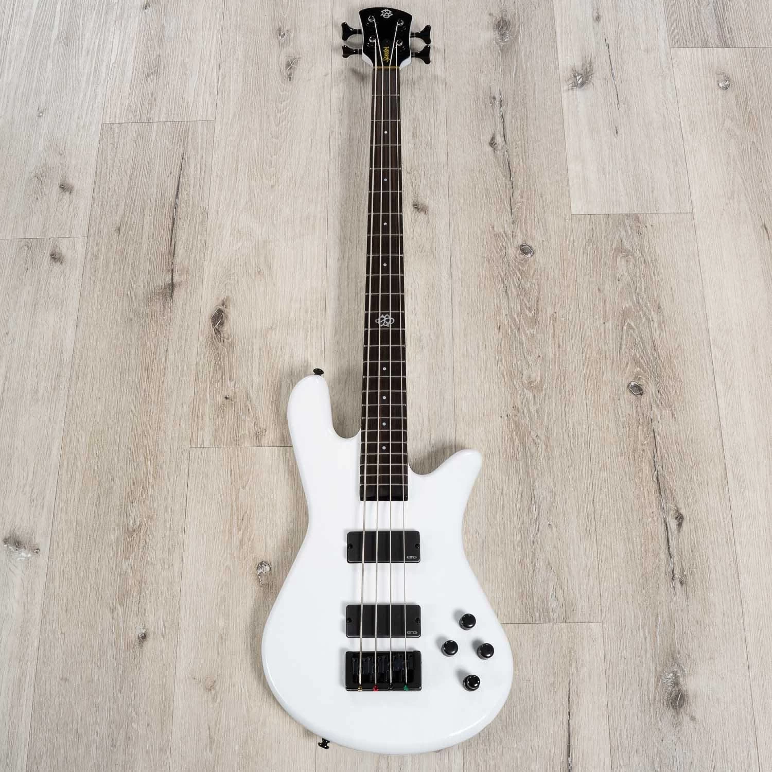 Spector NS Ethos 4 HP Bass, Ebony Fretboard, White Sparkle Gloss 5 Spector NS Ethos 4 HP Bass, Ebony Fretboard, White Sparkle Gloss - Image 3