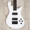 Spector NS Ethos 4 HP Bass, Ebony Fretboard, White Sparkle Gloss 1 Spector NS Ethos 4 HP Bass, Ebony Fretboard, White Sparkle Gloss -Musical Instrument Store 20230829 dsc05431