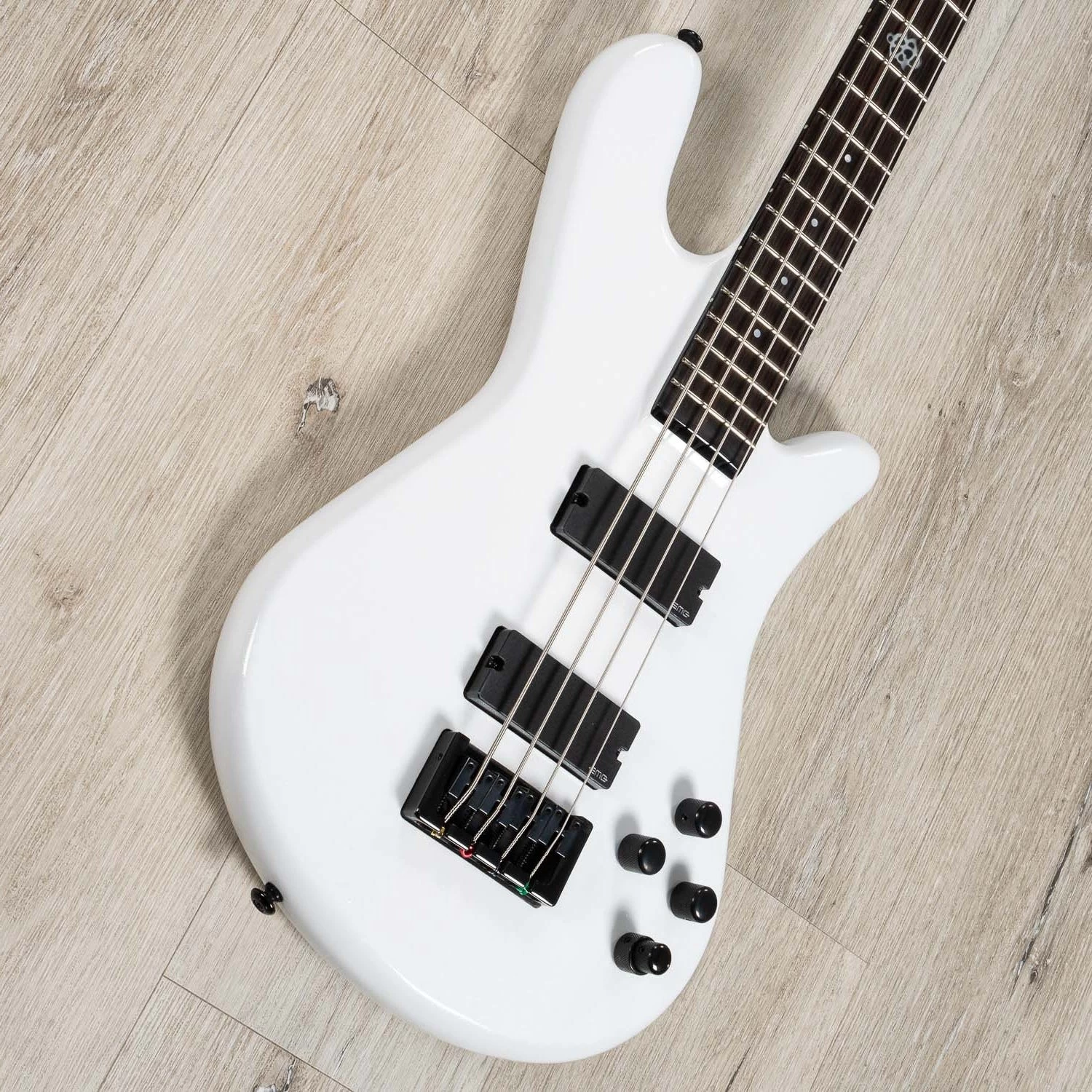 Spector NS Ethos 4 HP Bass, Ebony Fretboard, White Sparkle Gloss 4 Spector NS Ethos 4 HP Bass, Ebony Fretboard, White Sparkle Gloss - Image 2