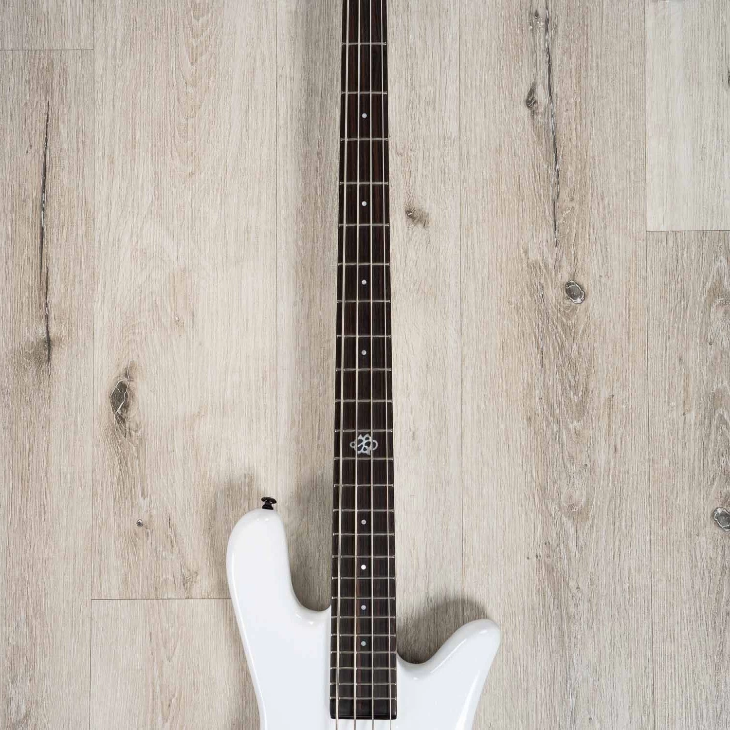 Spector NS Ethos 4 HP Bass, Ebony Fretboard, White Sparkle Gloss 6 Spector NS Ethos 4 HP Bass, Ebony Fretboard, White Sparkle Gloss - Image 4
