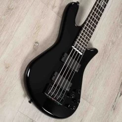 Spector NS Ethos 5 HP 5-String Bass, Ebony Fretboard, EMG 40DC, Black Gloss -Musical Instrument Store 20230901 dsc06159